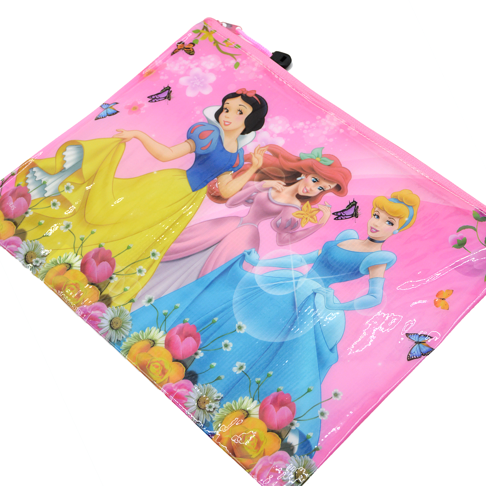 DISNEY PRINCESS/FROZEN PVC A4 ZIPPER FILE BAG