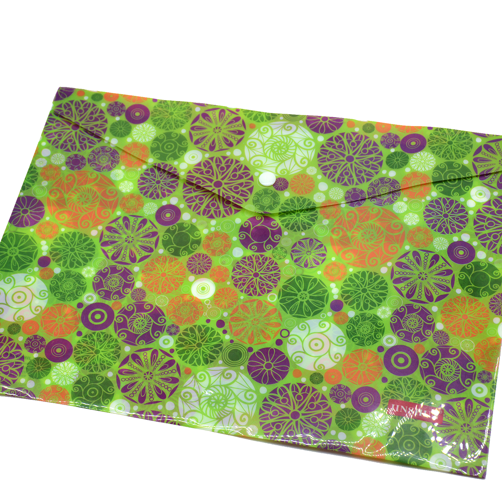 ملف زر_ بلاستيكي* - مزخرف