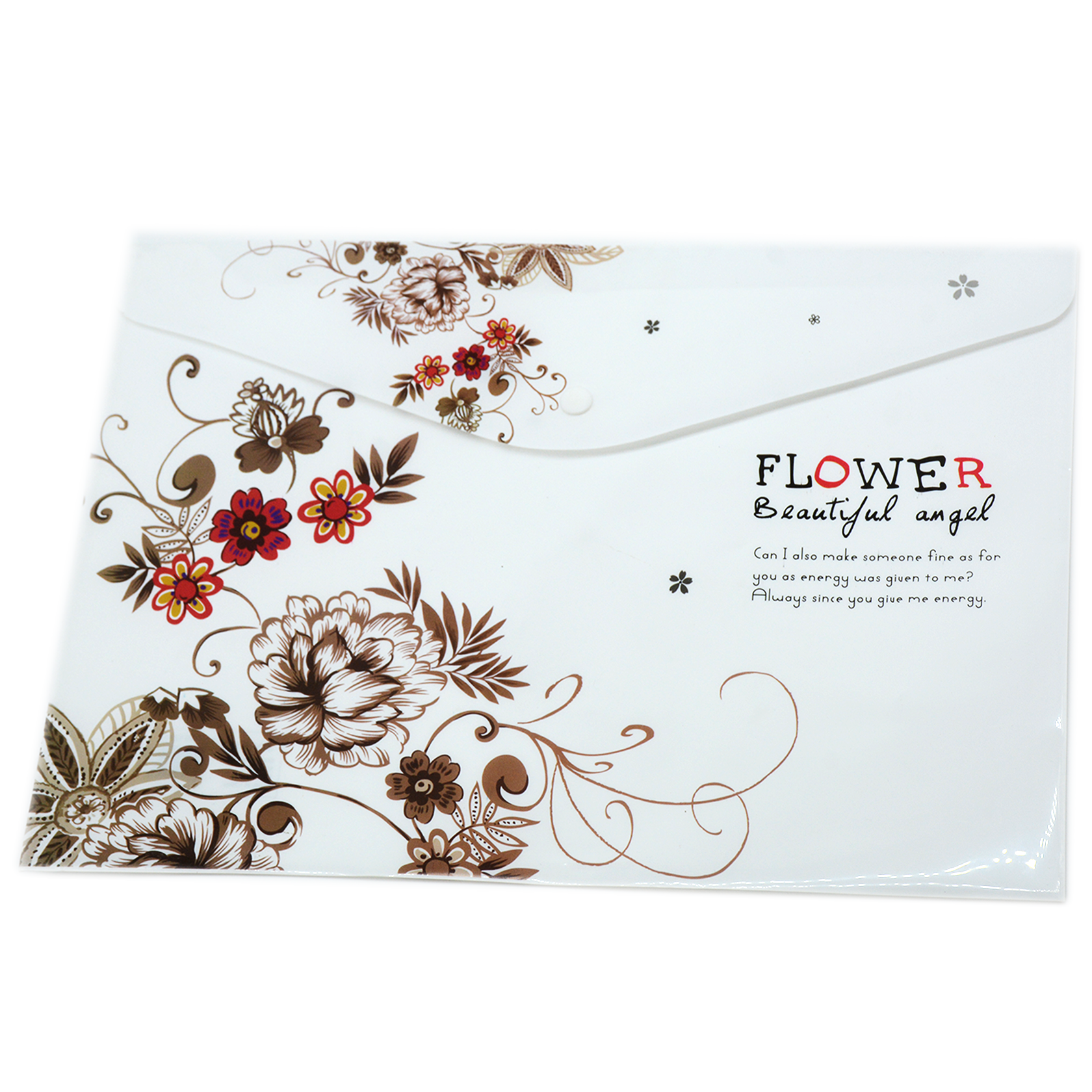 ملف بلاستيكي _ زر **