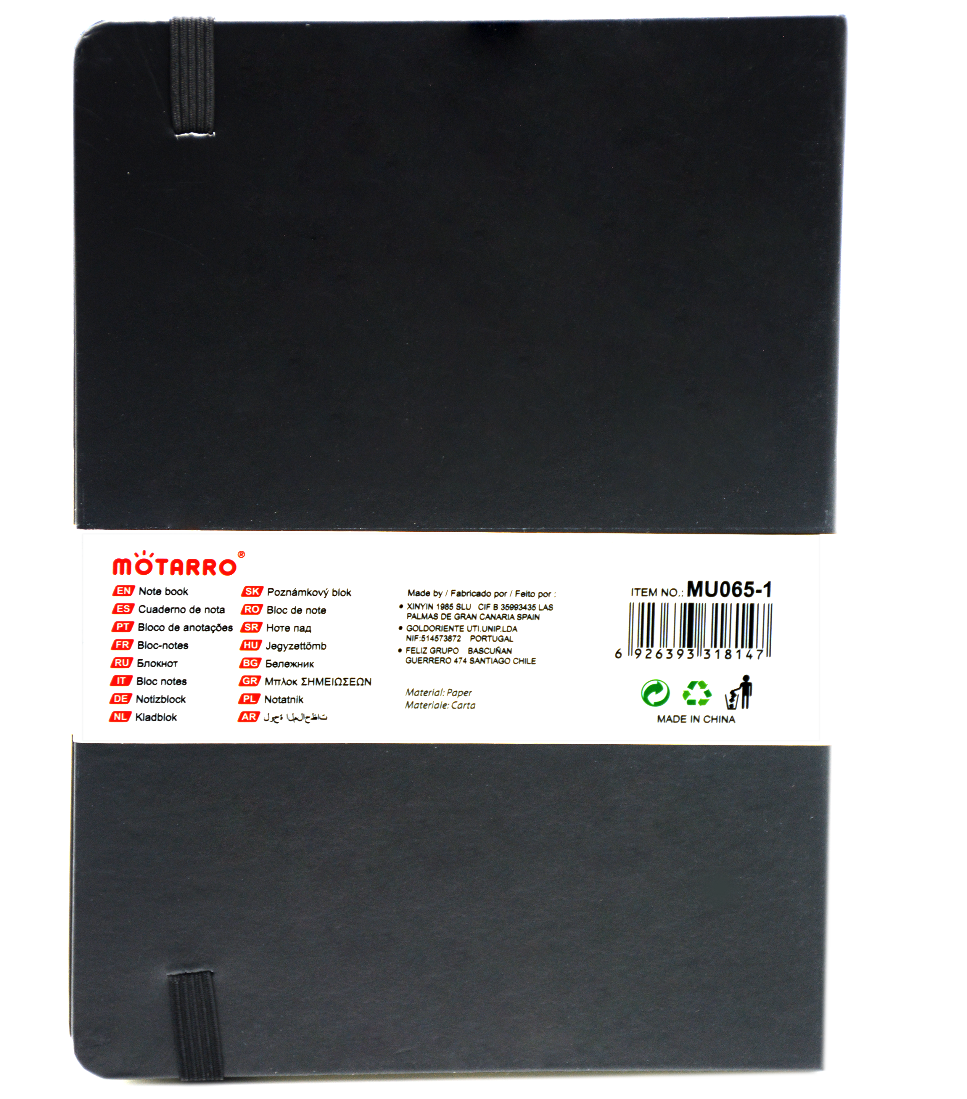 MOTARRO NOTEBOOK 100SHT A5 80GSM MU065-1