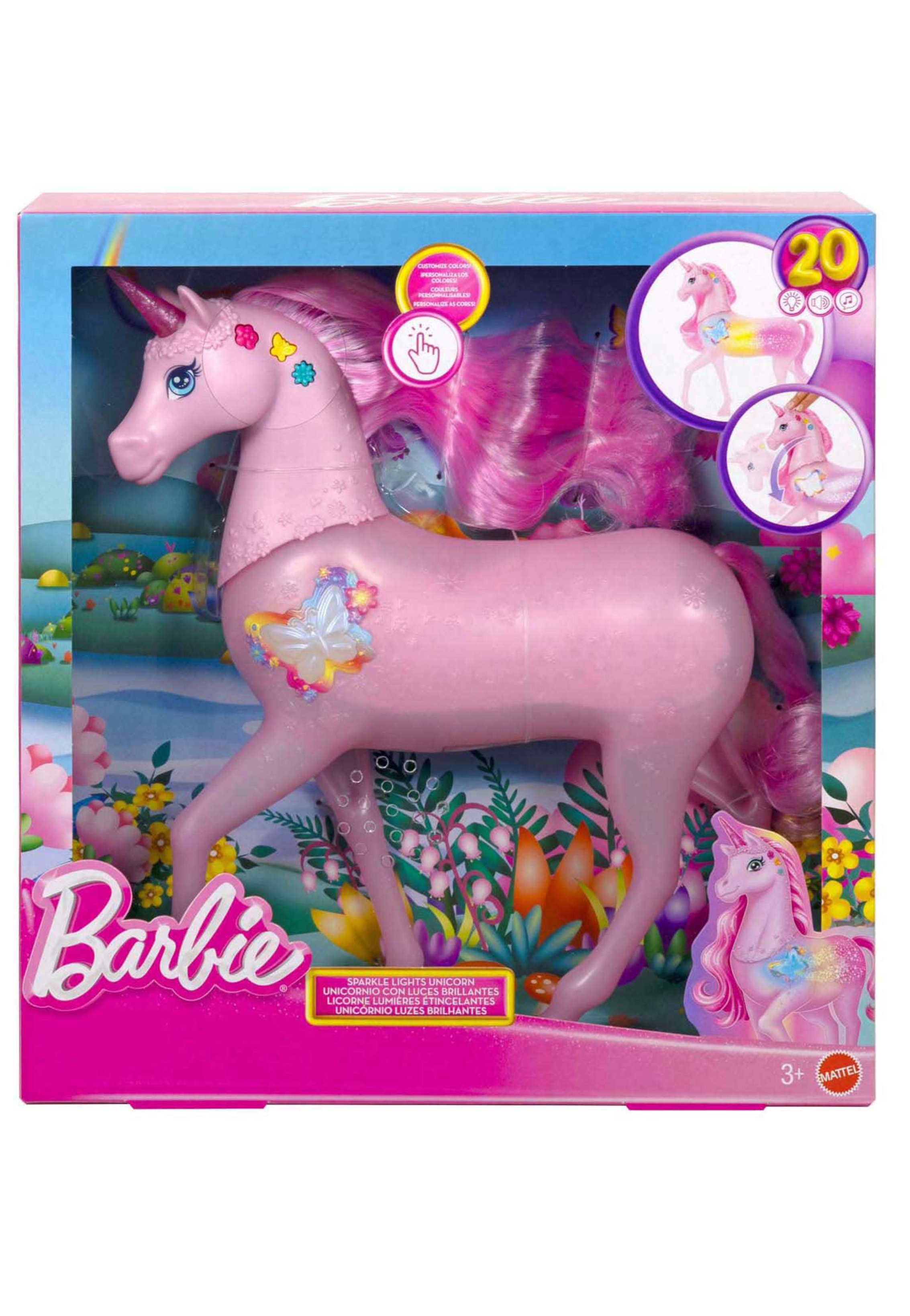 BARBIE UNICORN DREAMTOPIA LIGHTS &SOUND SET