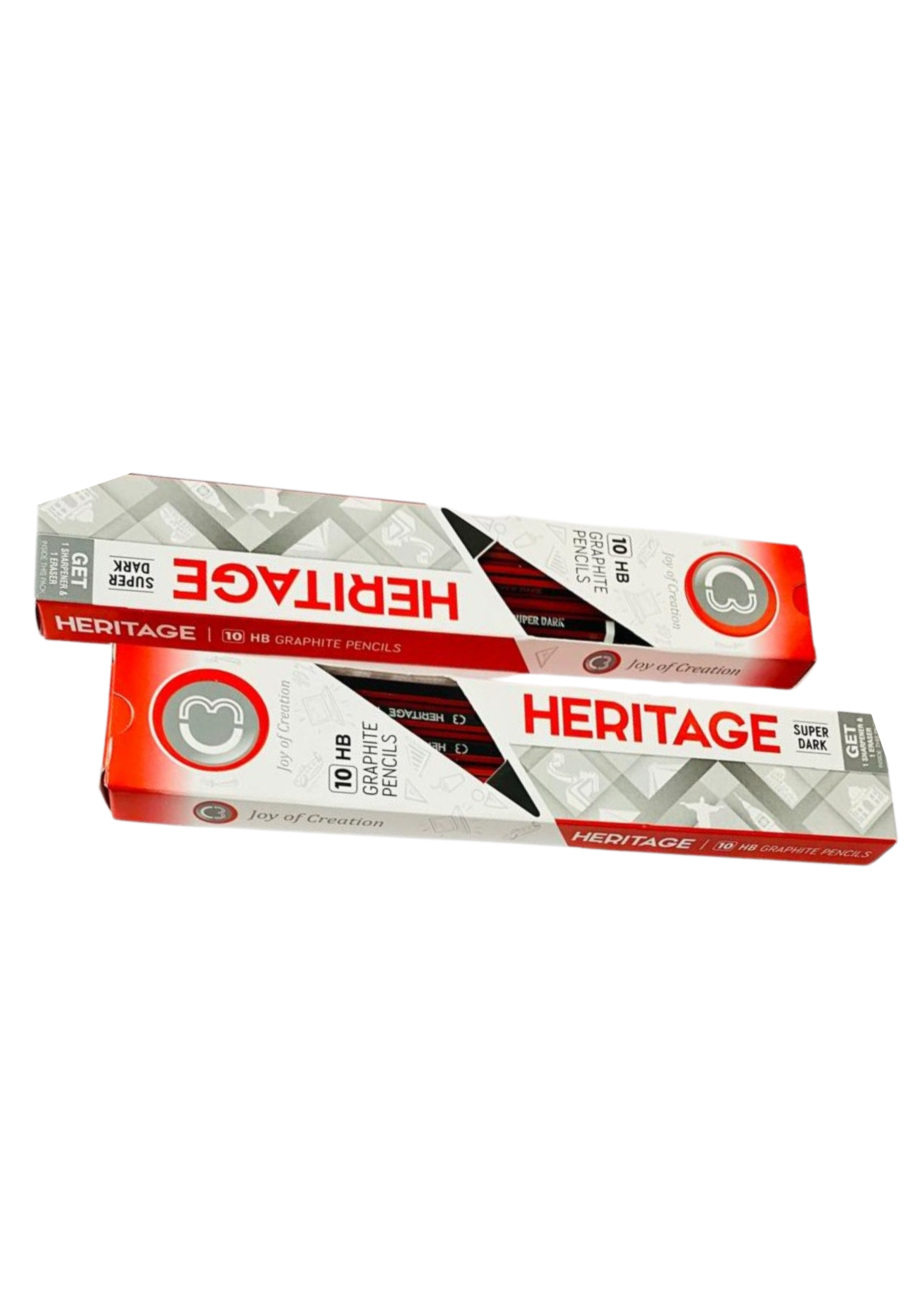 DOMS HERITAGE TRIANGULAR GRAPHITE PENCILS 12PCS PACK