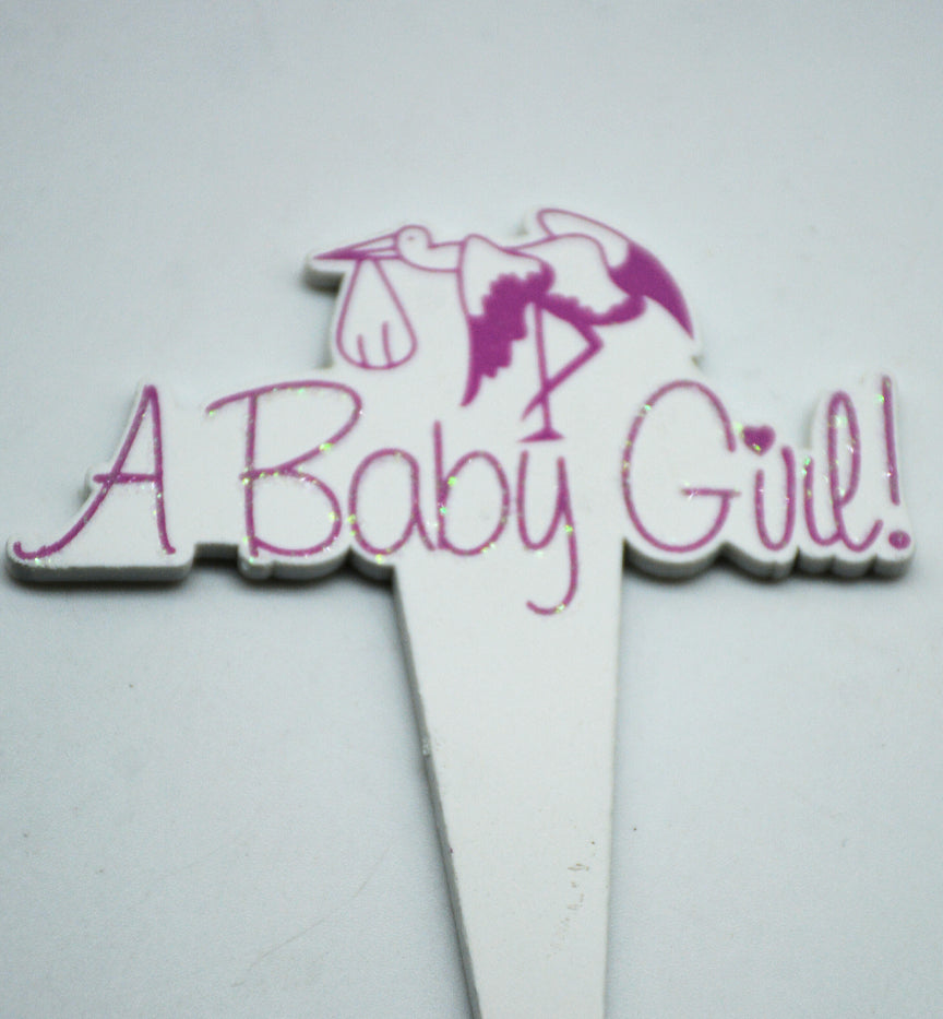 WOODEN SIGN STICK IT'S A BOY/GIRL