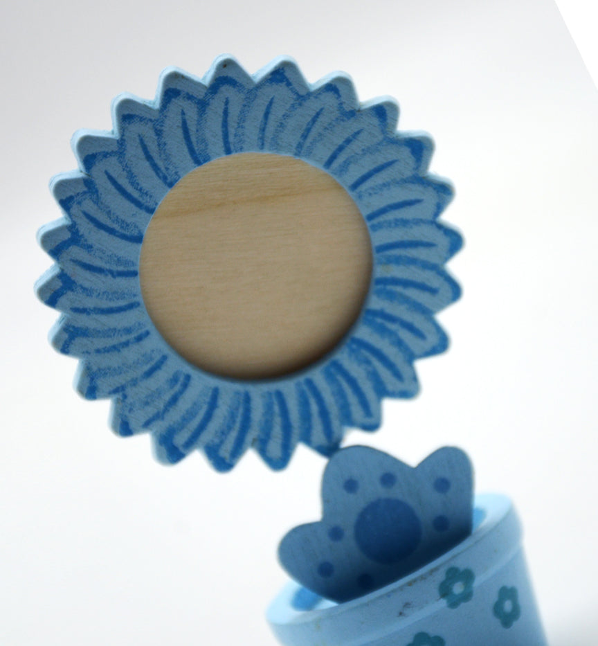 WDN PHOTO FRAME W/POT HOLDER BLUE