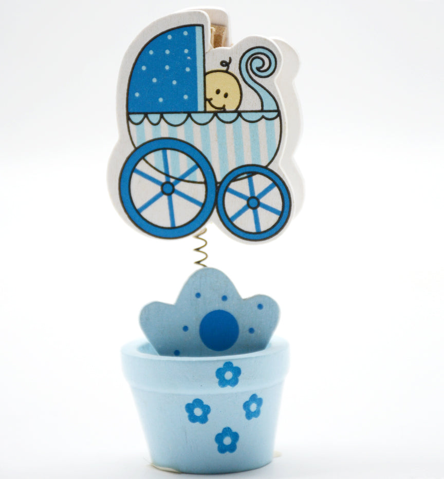 WOODEN DECO CLIPBABY IN CART