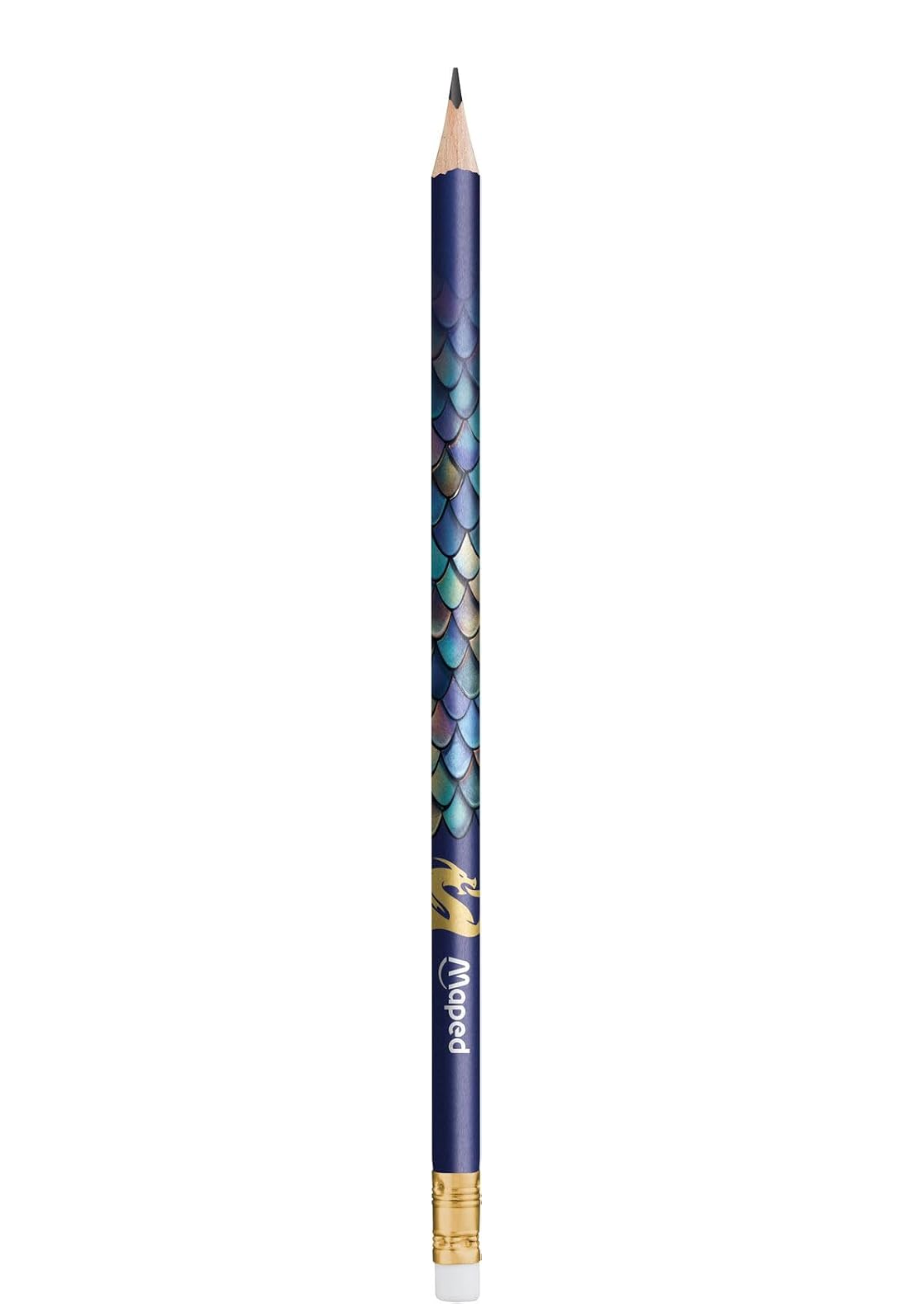 MAPED BLACKPEPS DRAGON HB PENCIL W/ERASER 12PCS/PKT