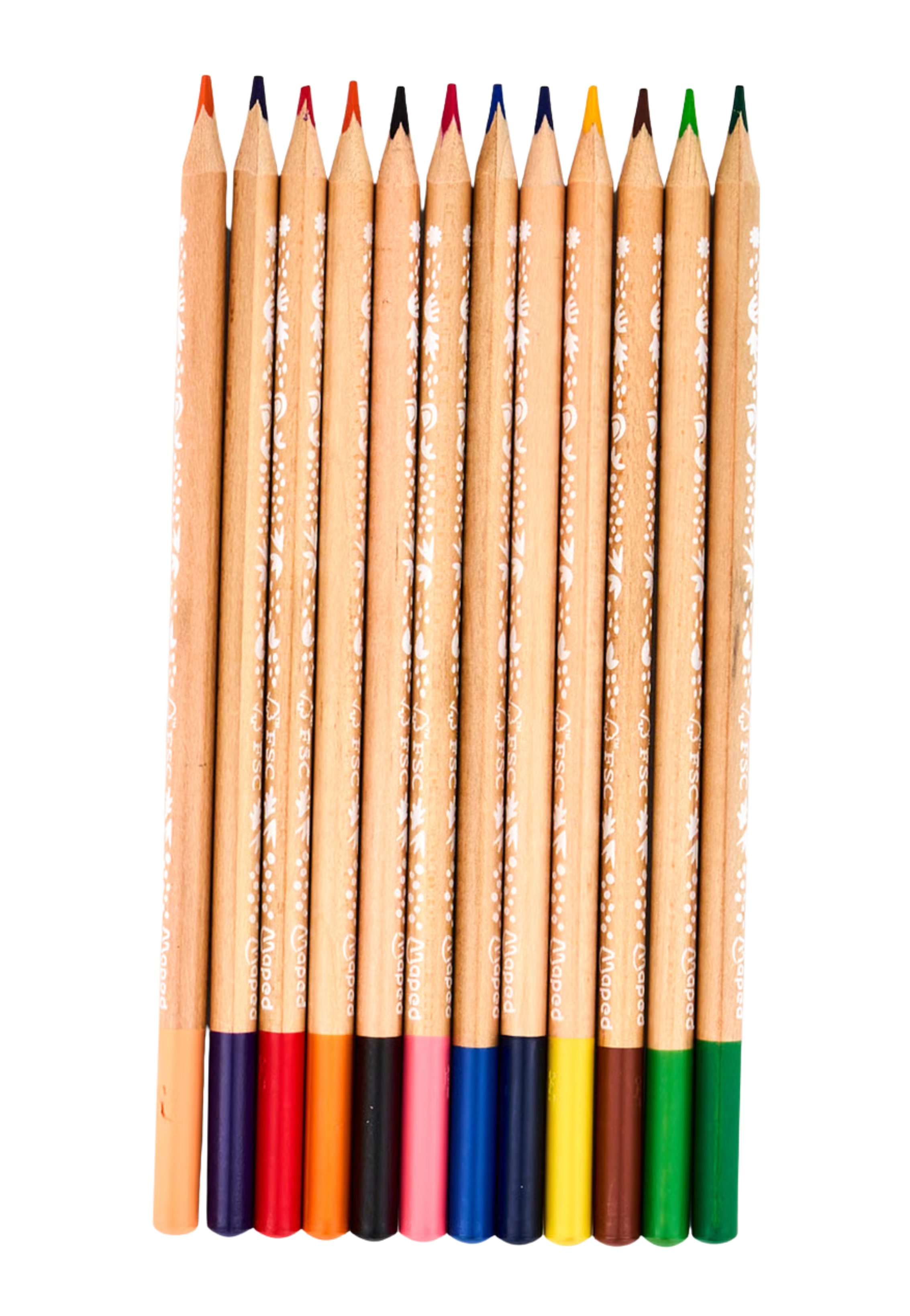 MAPED COLOR PENCILS SMILING PLANET 12COLORS PACK