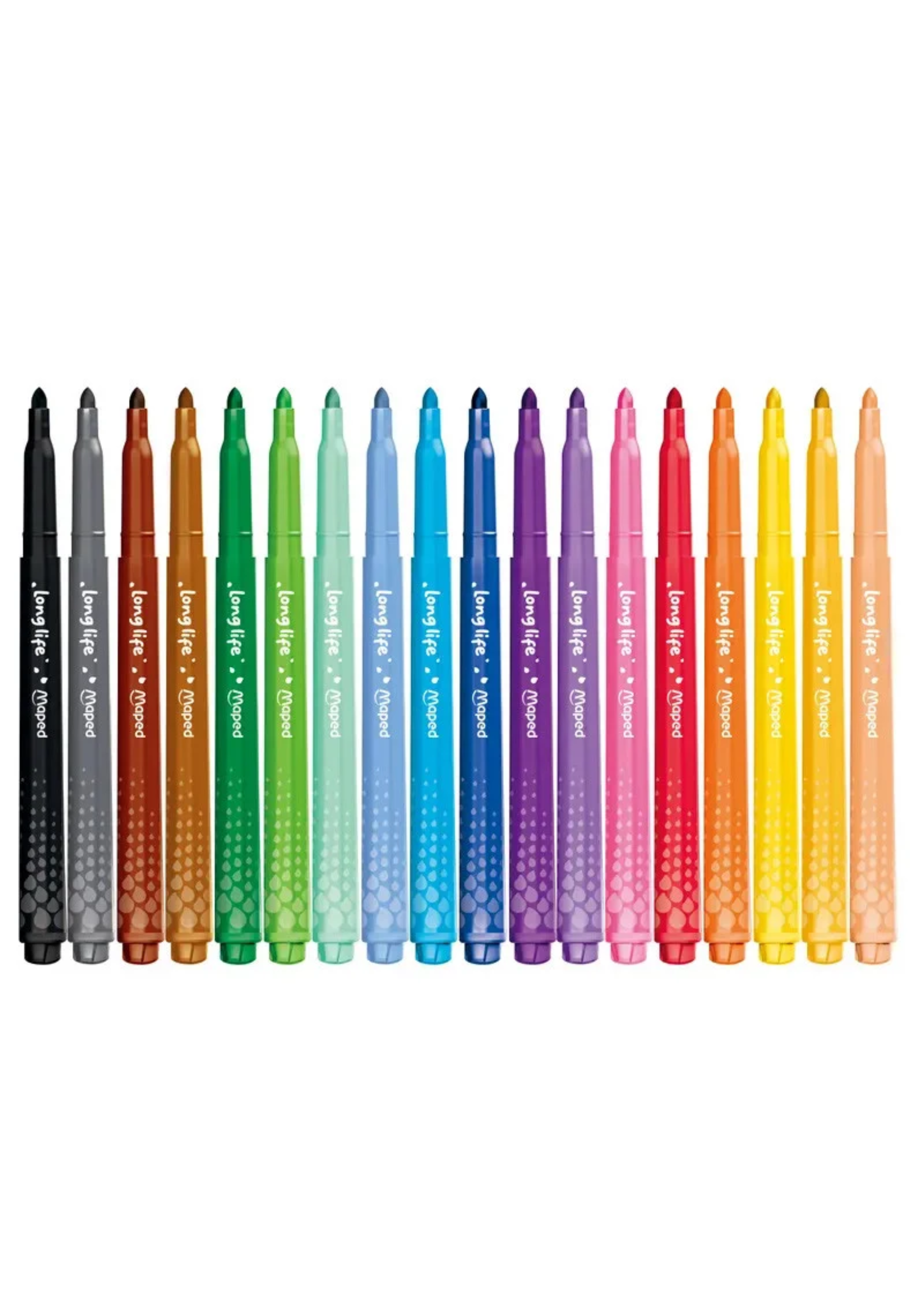 MAPED FELT PEN LONGLIFE 18COLORS PACK
