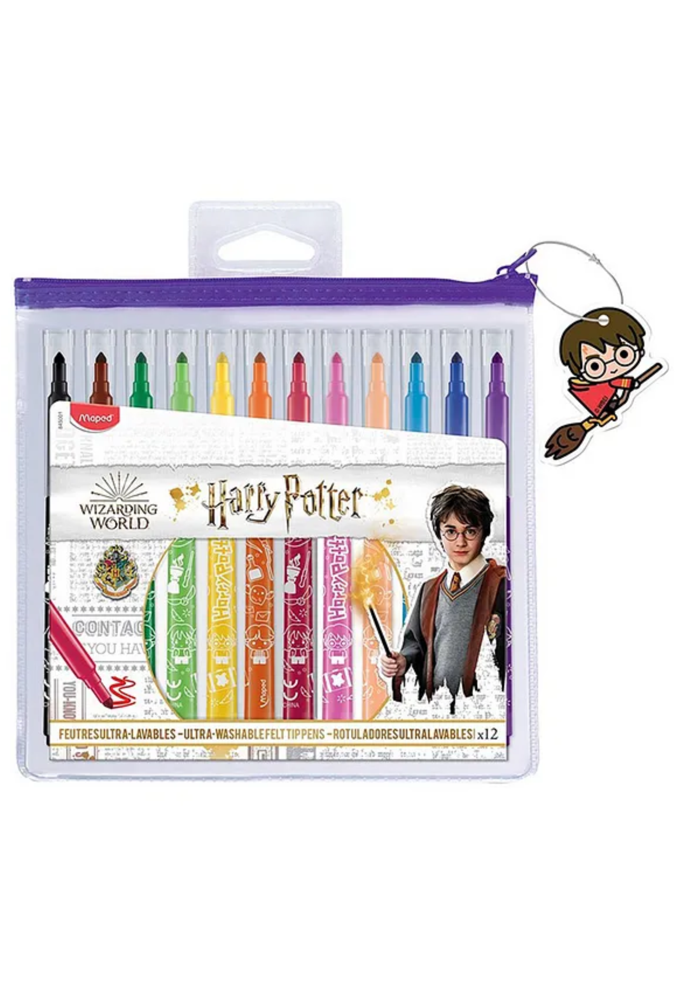 MAPED FELT TIPS PENS HARRY POTTER 12COLORS SET
