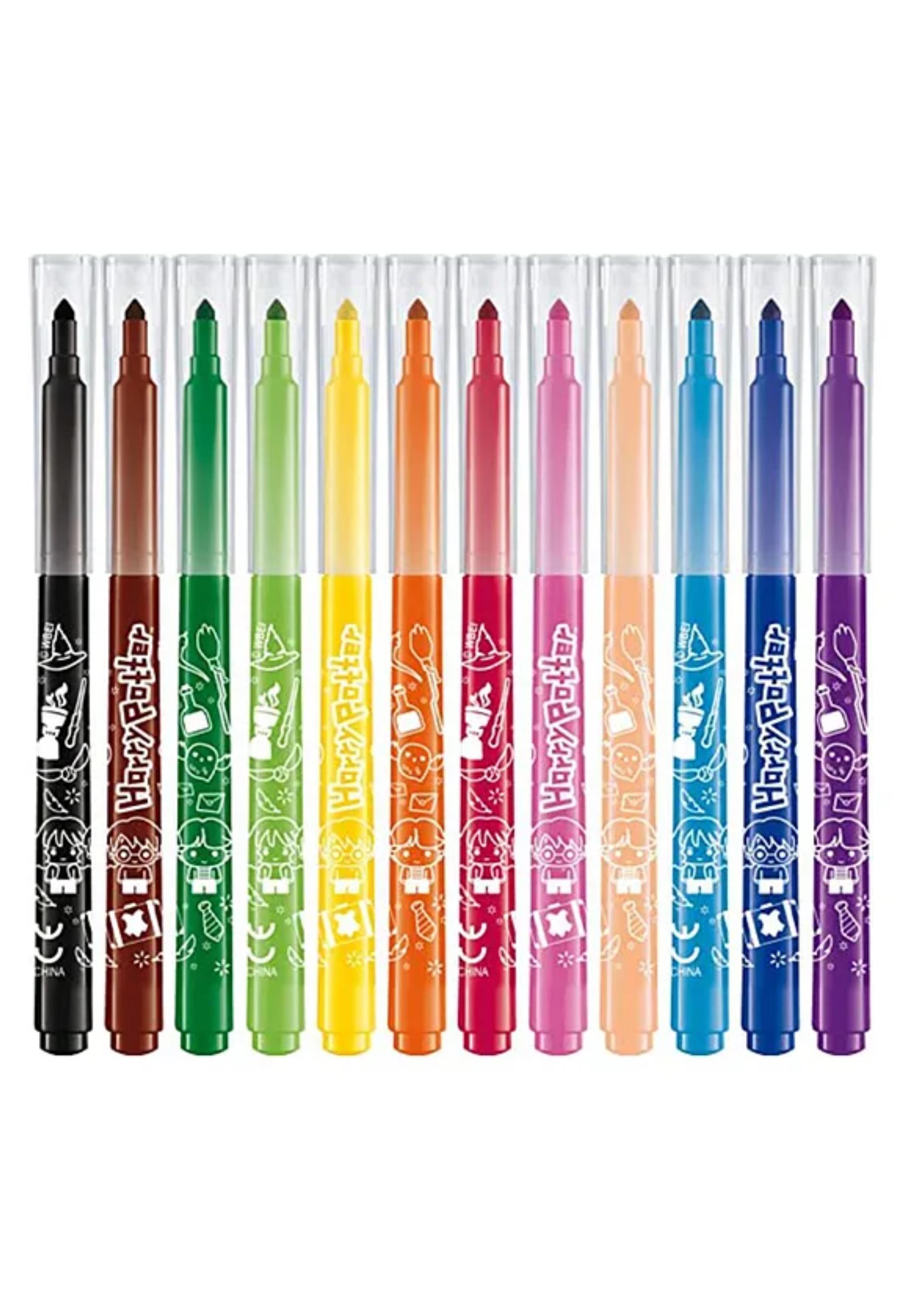 MAPED FELT TIPS PENS HARRY POTTER 12COLORS SET