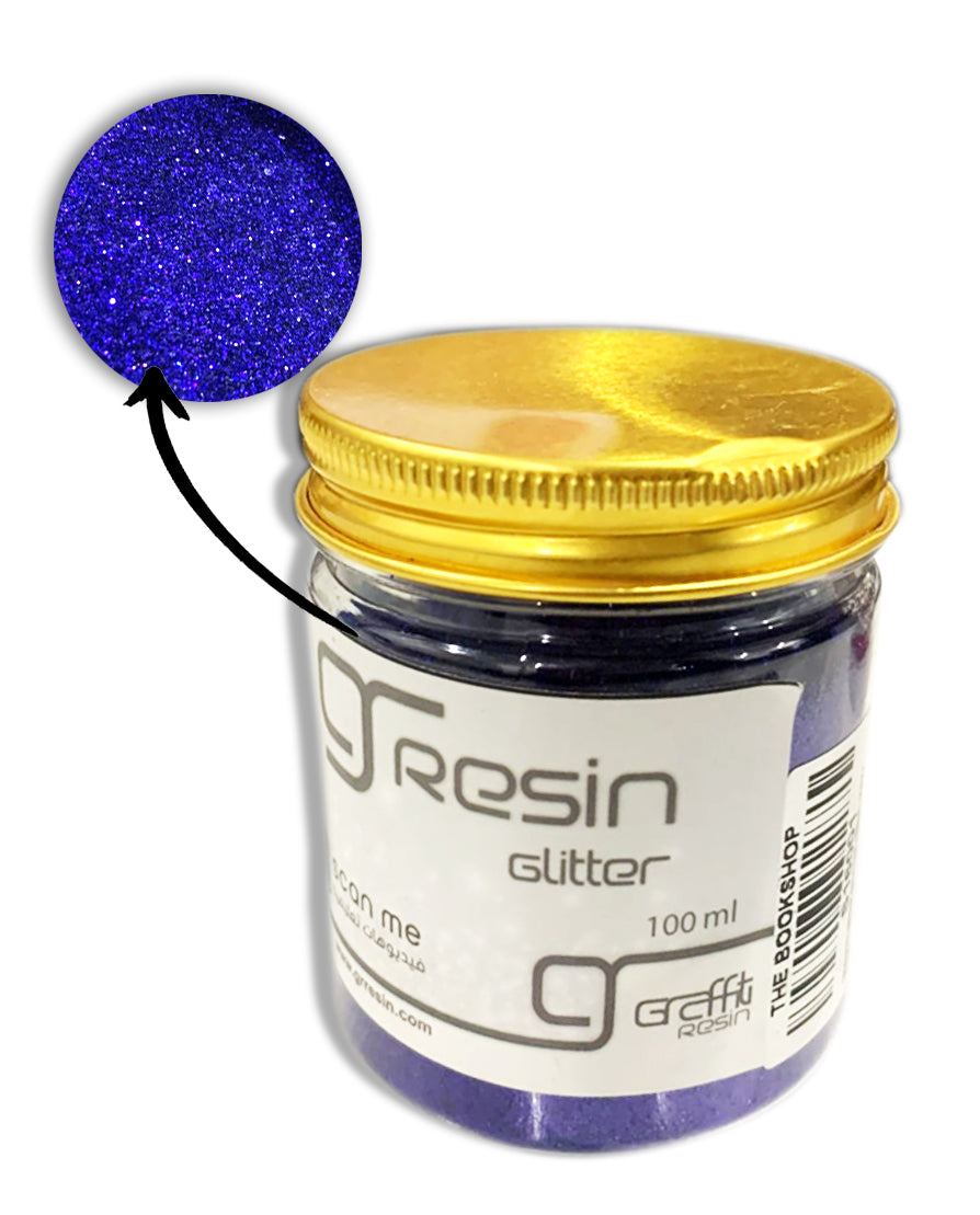 GRAFFITI RESIN GLITTER 100ML-NAVY BLUE