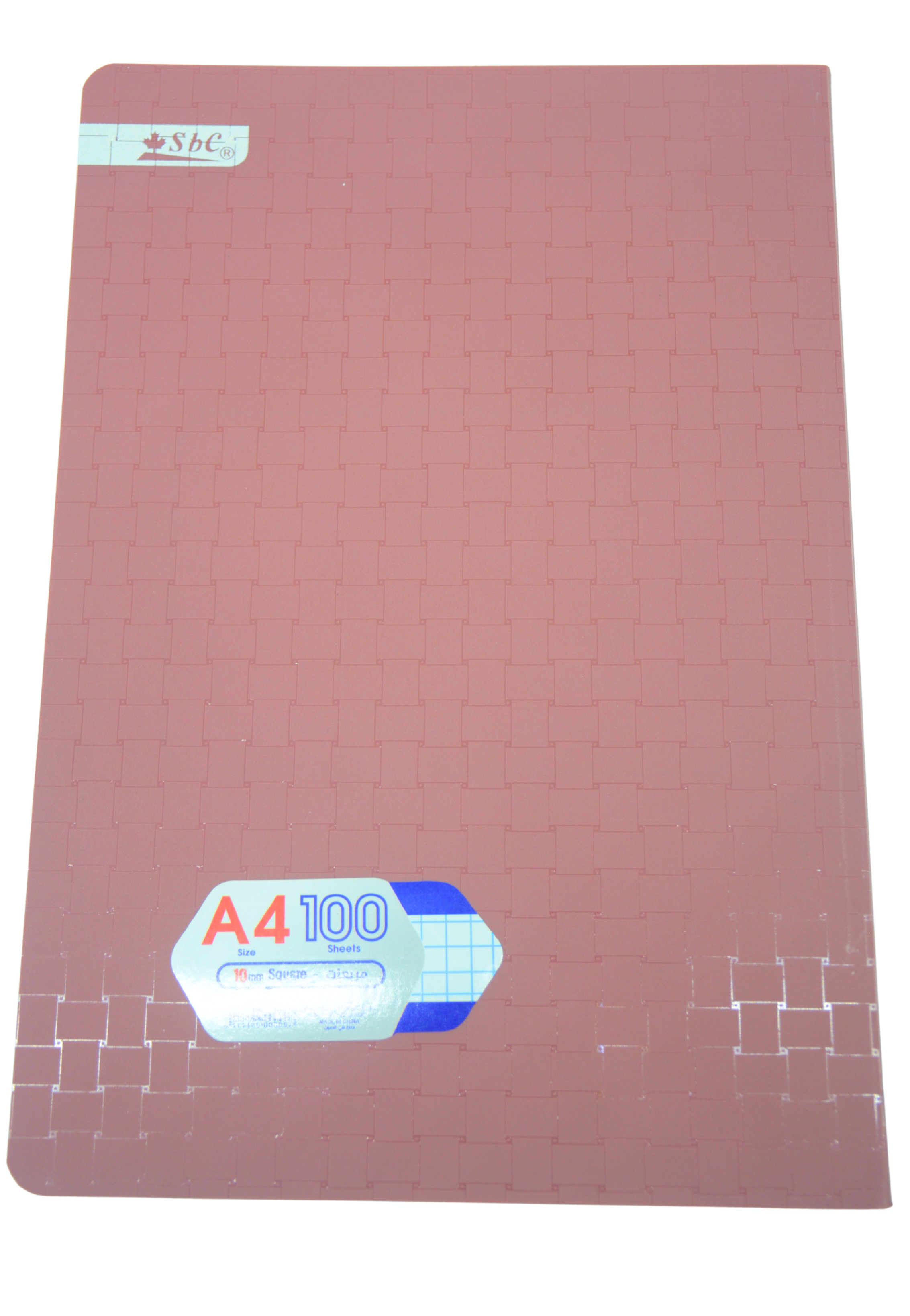 SBC S/C NOTEBOOK 10MM SQUARE SEWING 100SHT A4 0111-136