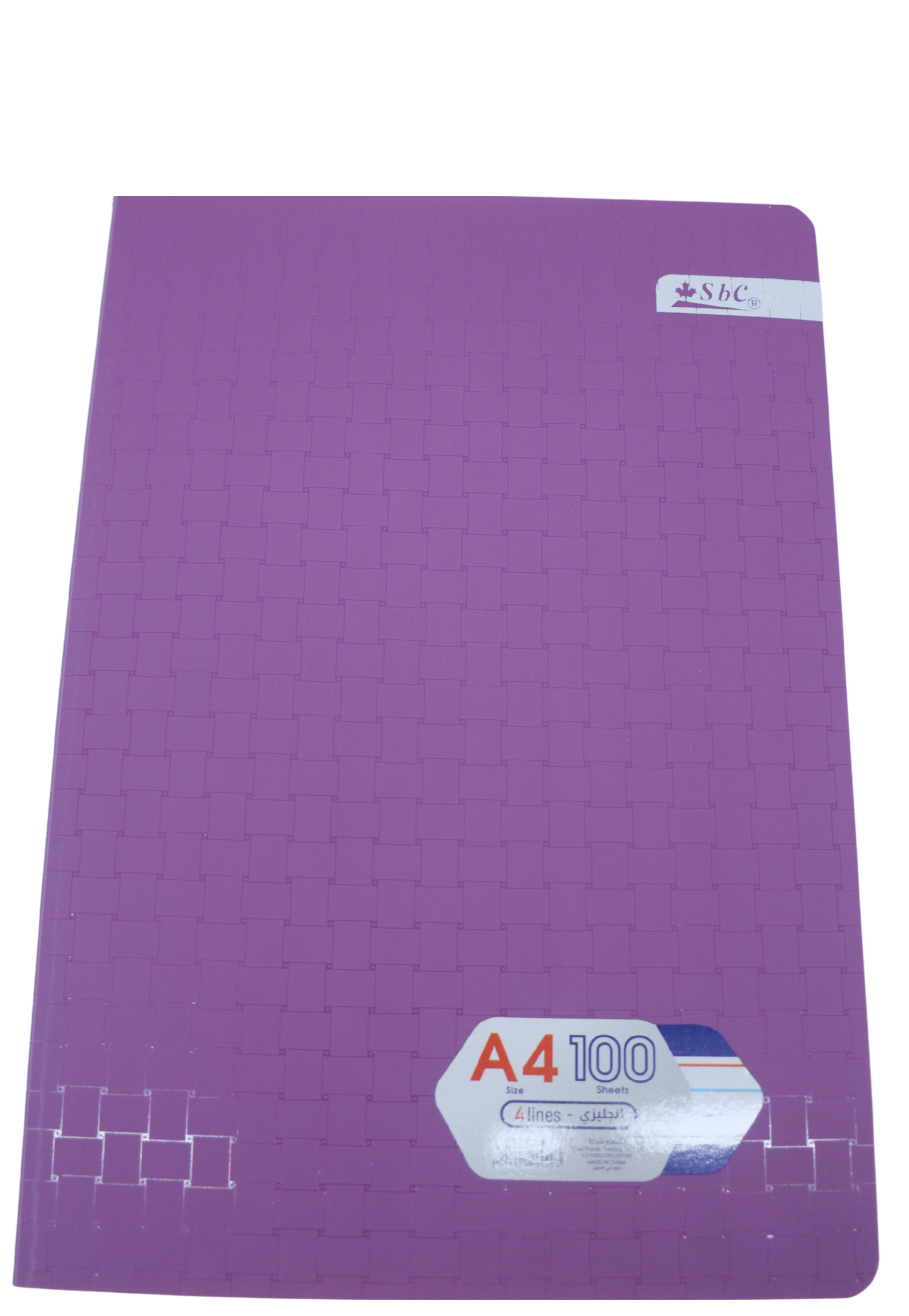 SBC S/C NOTEBOOK 4LINE SEWING 100SHT A4 0111-130
