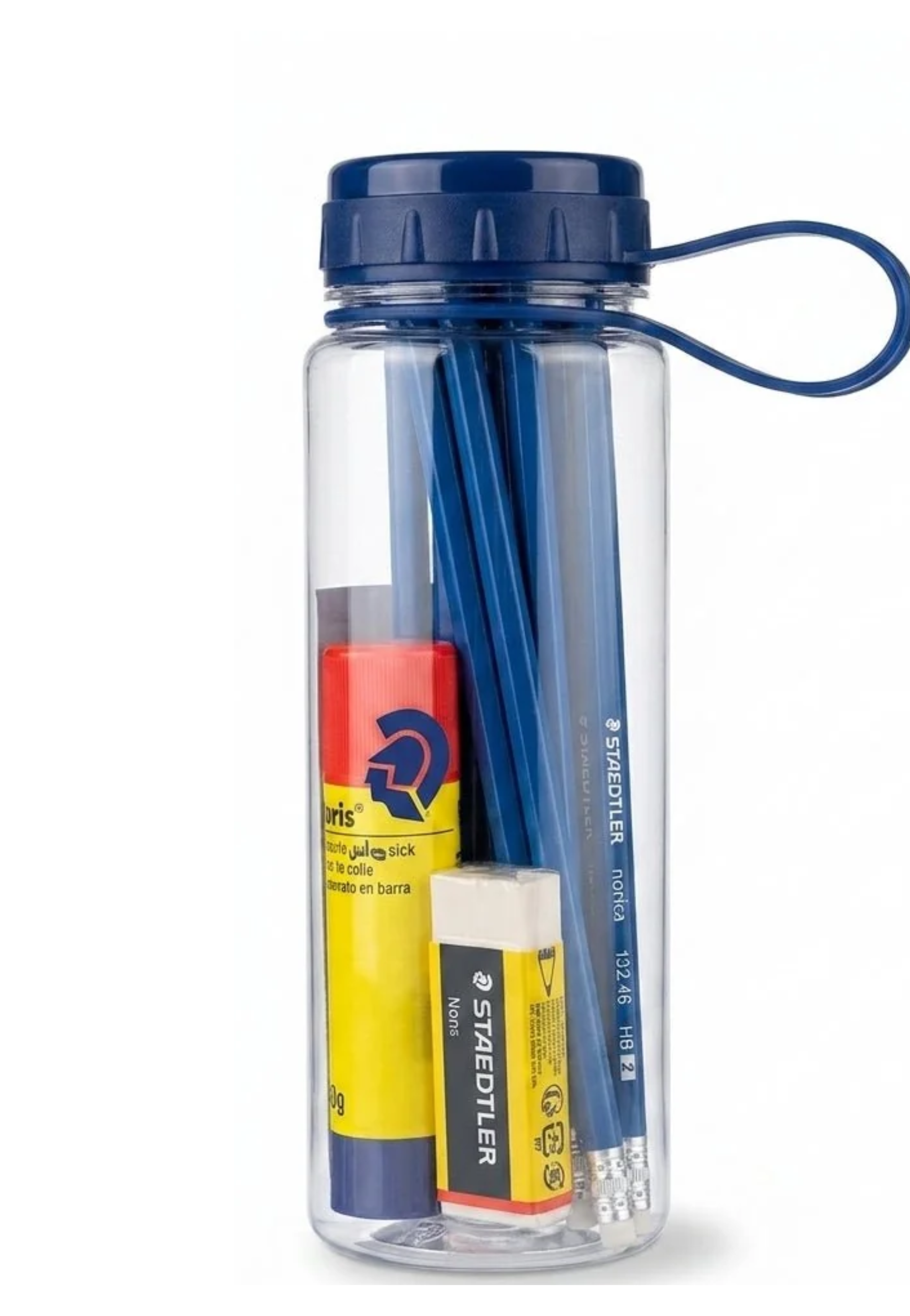 STAEDTLER NORIS 15PCS PENCILS+ERASER+GLUE STICK ST-132-NT15