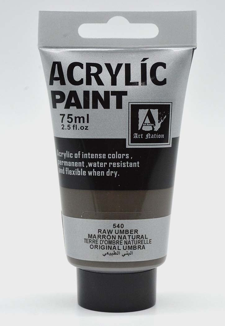 انبوب لون اكرليك - بني طبيعي