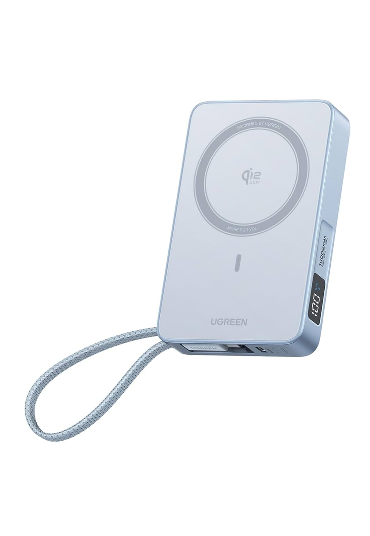 UGREEN MAGNETIC WIRELESS POWERBANK 10000MAH 25W GRAY