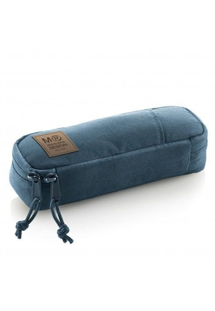 حافظة اقلام مقلمة MIQUELRIUS MR RECTANGLE MINI PENCIL CASE - RECYCL URBAN PETR TEAL COLOR