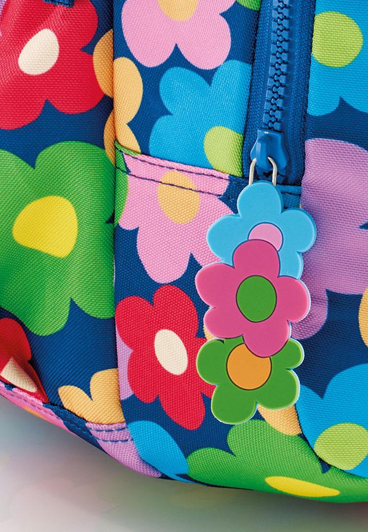 حقيبة مدرسية مقاس 17 MIQUELRIUS MR BACKPACK W/2 COMPARTMENT 17"- RECYCLE FLOWER ARP