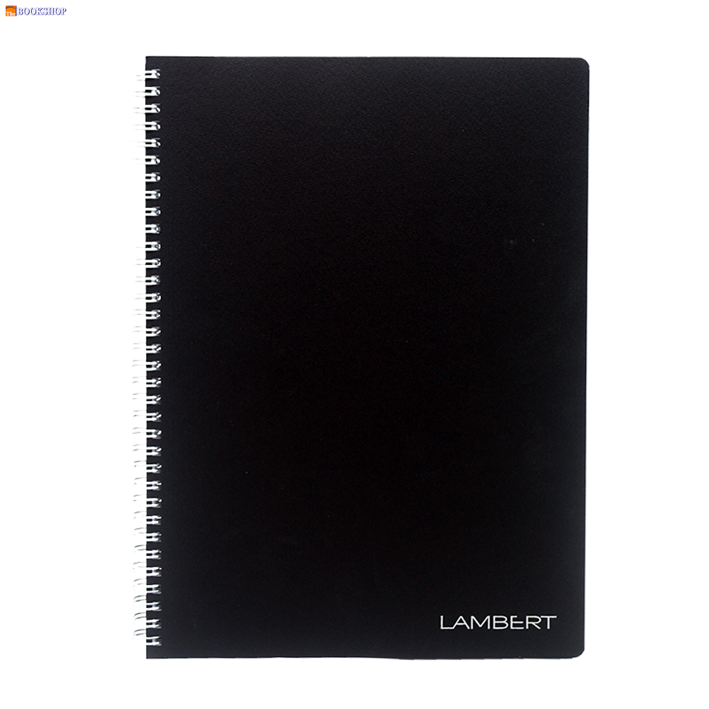 LAMBERT WIRE-O CARD COVER LINE EXERCISE NOTE BOOK A4 100SHT- NERO