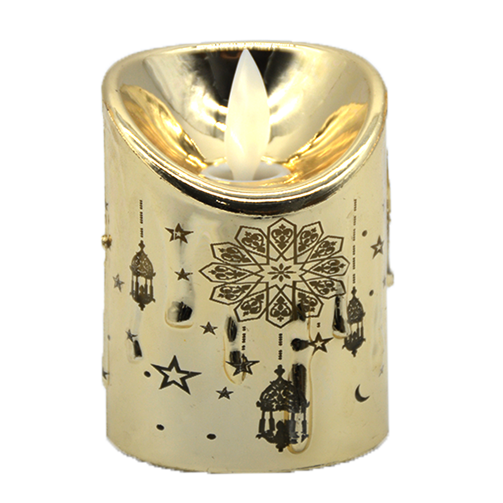 RAMADAN GODLEN CANDLE 7X5CM