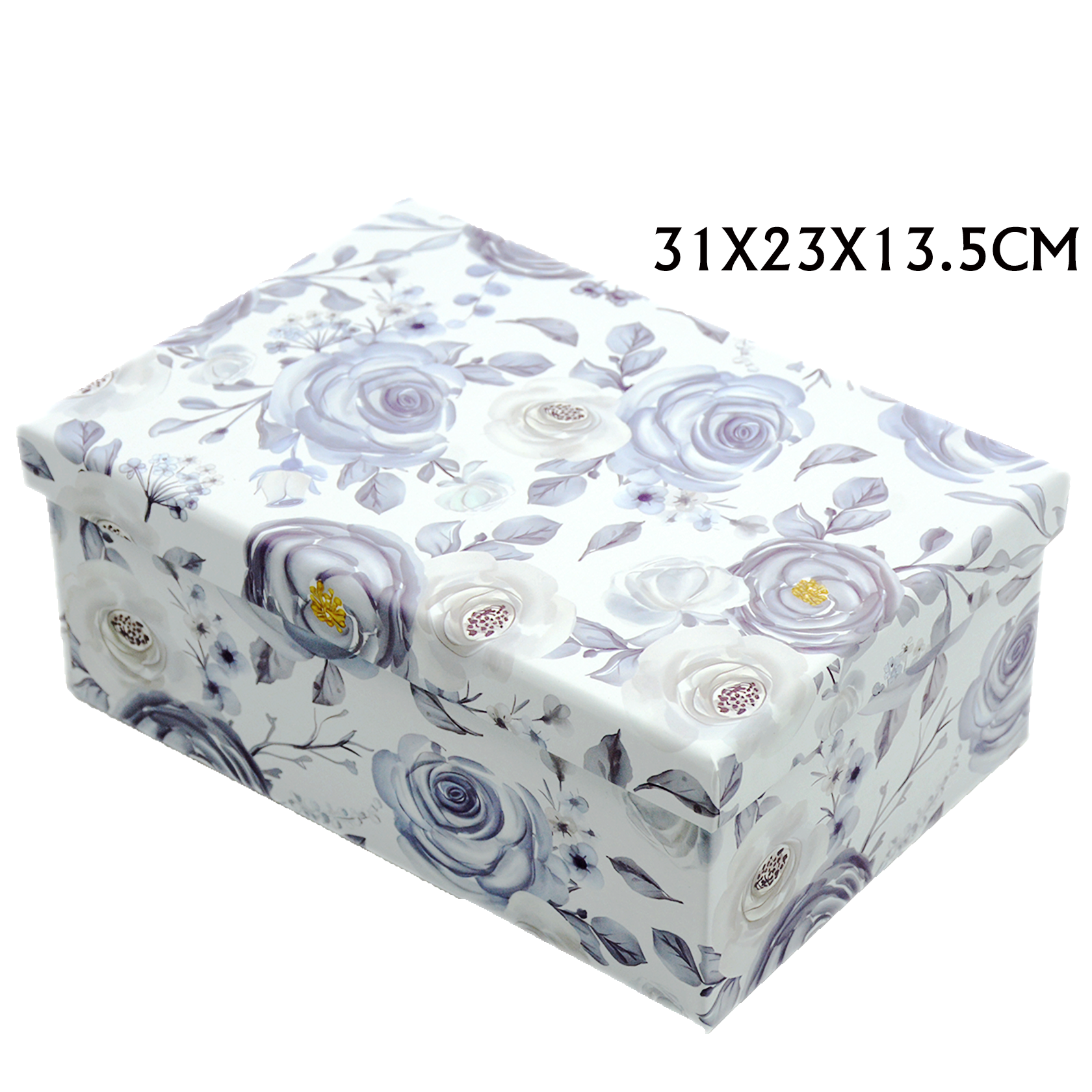 RECTANGLE PAPER GIFT BOX ASSTD -7 | 31x23x13.5cm