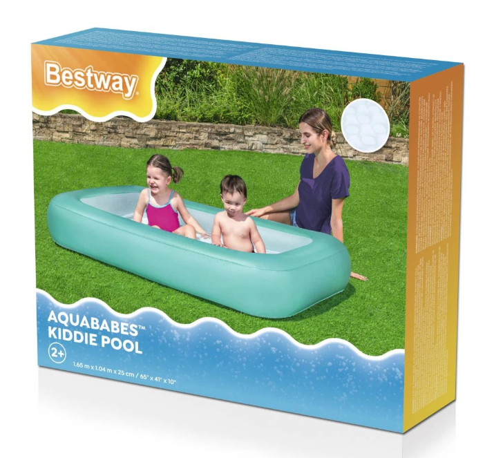 BESTWAY AQUABABES KIDDIE POOL 104X25CM SET