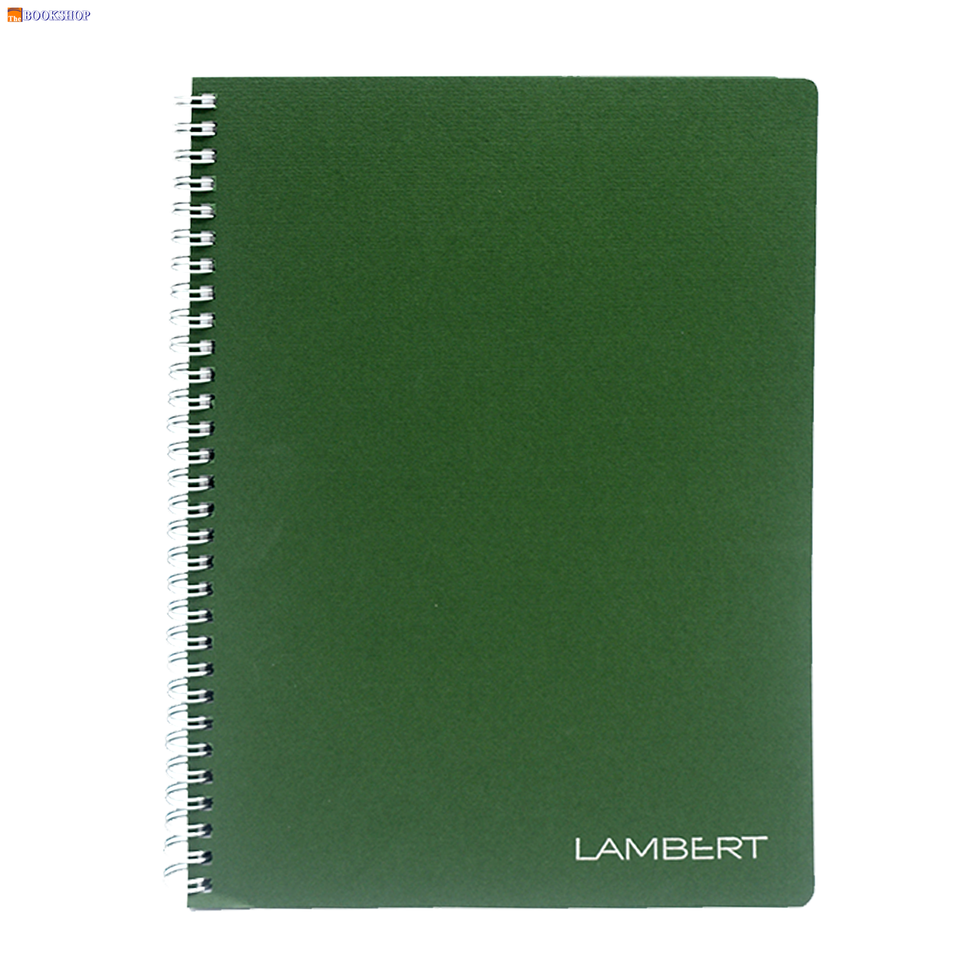 LAMBERT WIRE-O CARD COVER LINE EXERCISE NOTE BOOK B5 100SHT- VERDONE