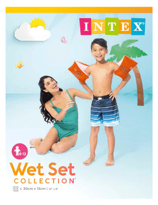 INTEX DELUXE ARM BANDS 12X6"