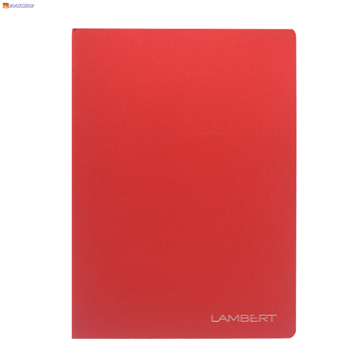 LAMBERT CARD COVER 1LINE EXERCISE NOTEBOOK A4 160PAGES- ROSSO FUCCO