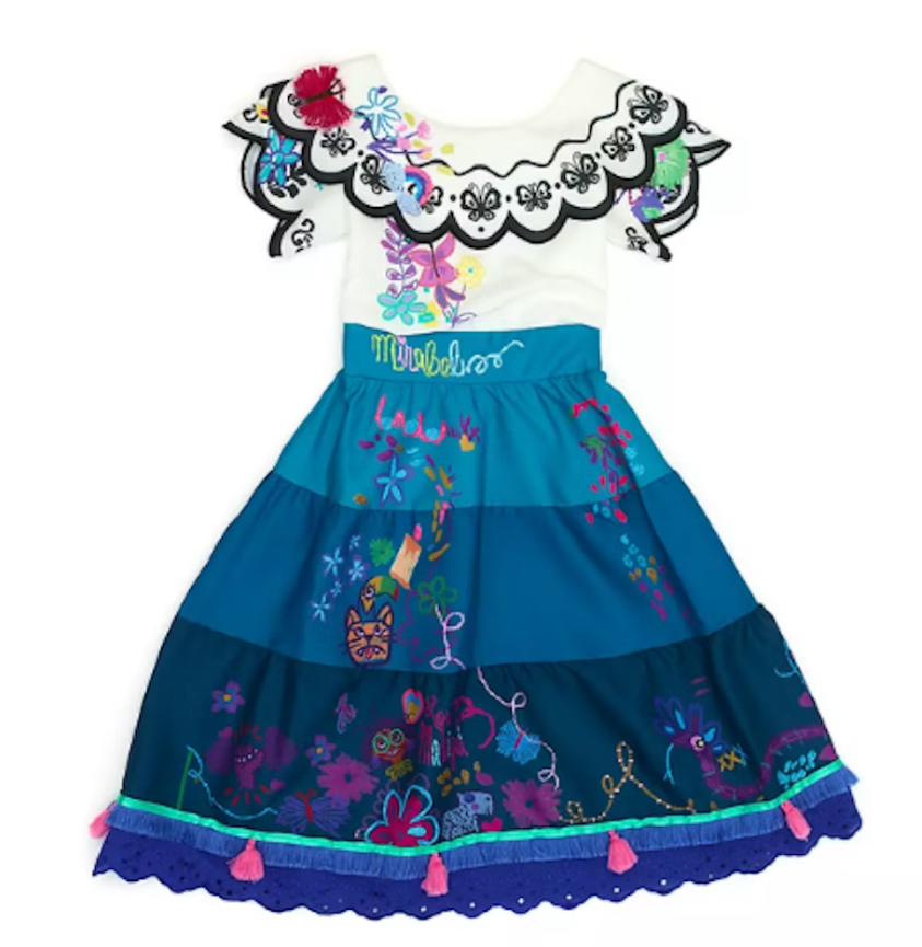 DISNEY ENCANTO MIRABEL COSTUME DRESS 5-6YRS