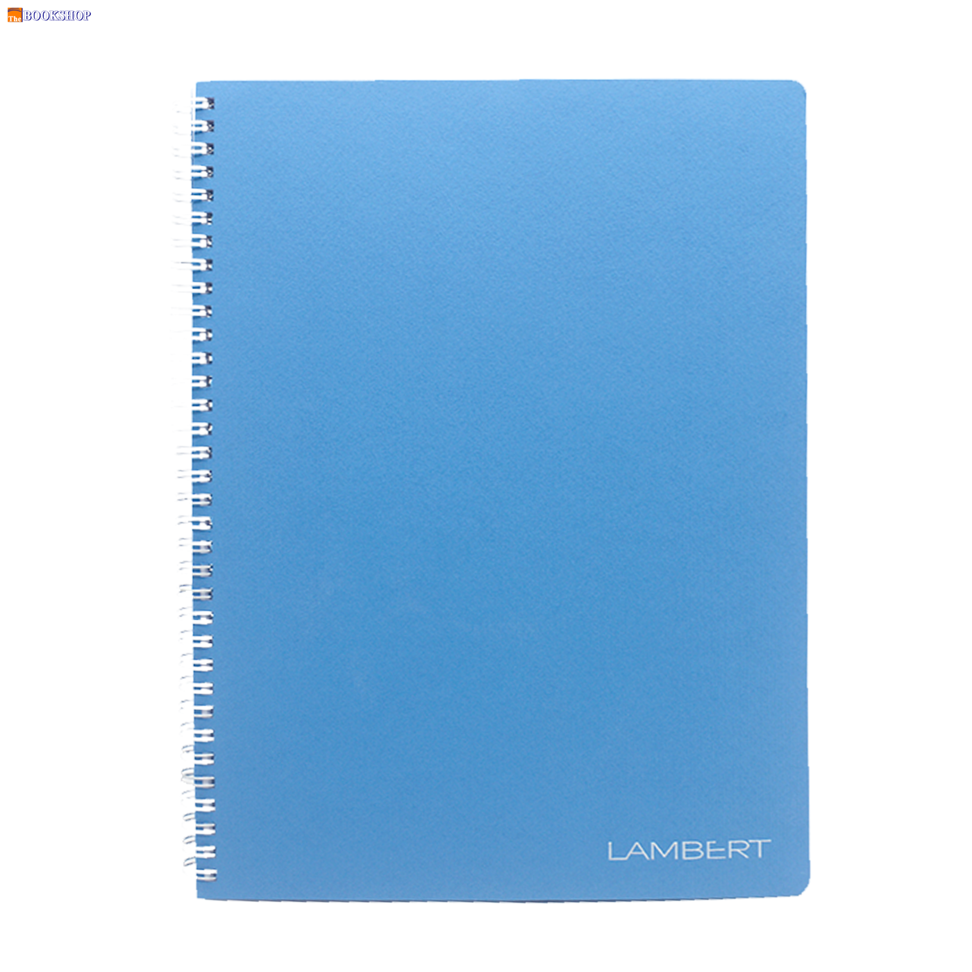 LAMBERT WIRE-O CARD COVER LINE EXERCISE NOTE BOOK A4 100SHT- AZZURE MARE