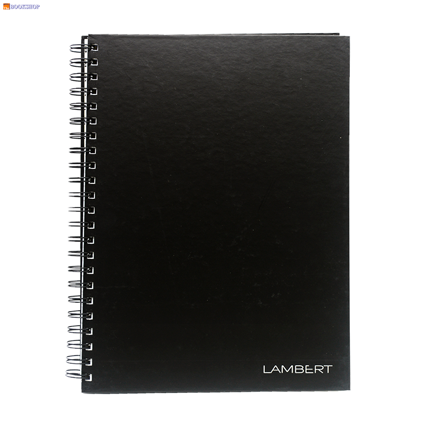 LAMBERT WIRE-O HARD COVER NOTEBOOK SINGLE LINE A4 100SHT BLACK