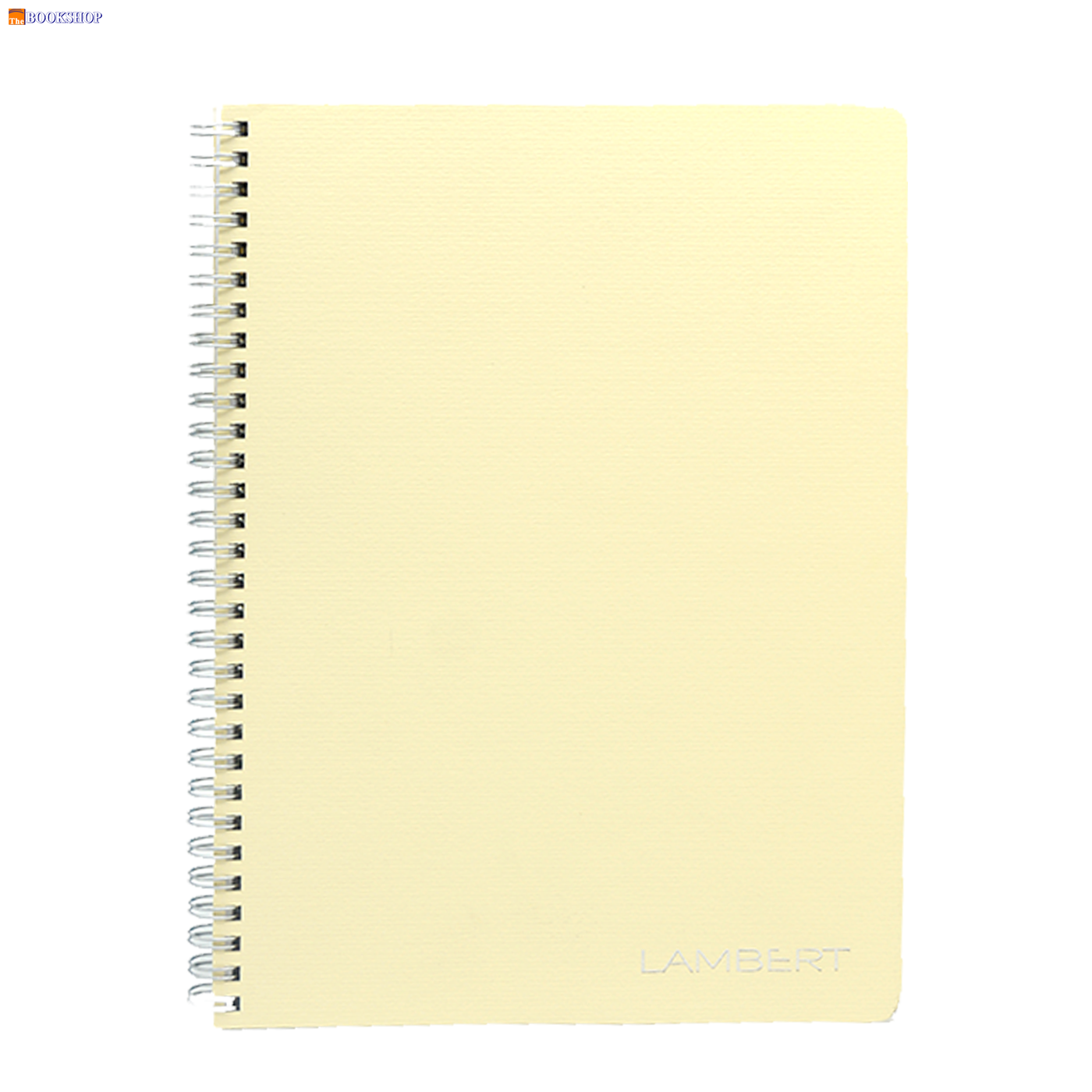 LAMBERT WIRE-O CARD COVER LINE EXERCISE NOTE BOOK B5 100SHT- AVORIO