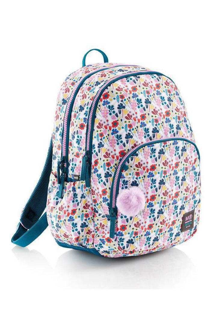 حقيبة ظهر مدرسية مقاس 17 MIQUELRIUS MR BACKPACK W/2 COMPARTMENT 17"- RECYCLE ALICE