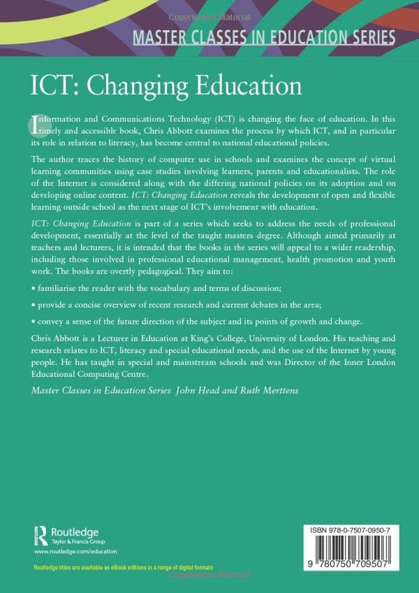 ICT CHANGING EDUCATIONS