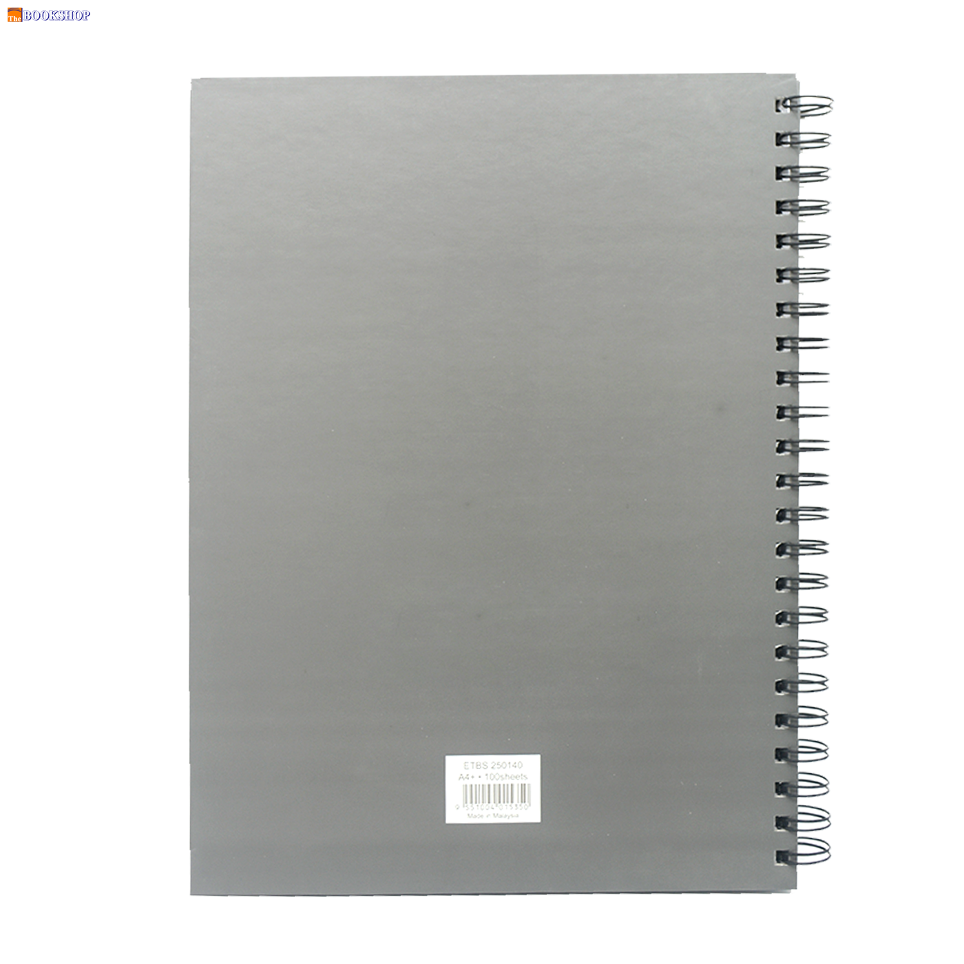 LAMBERT WIRE-O HARD COVER NOTEBOOK SINGLE LINE A4 100SHT GREY