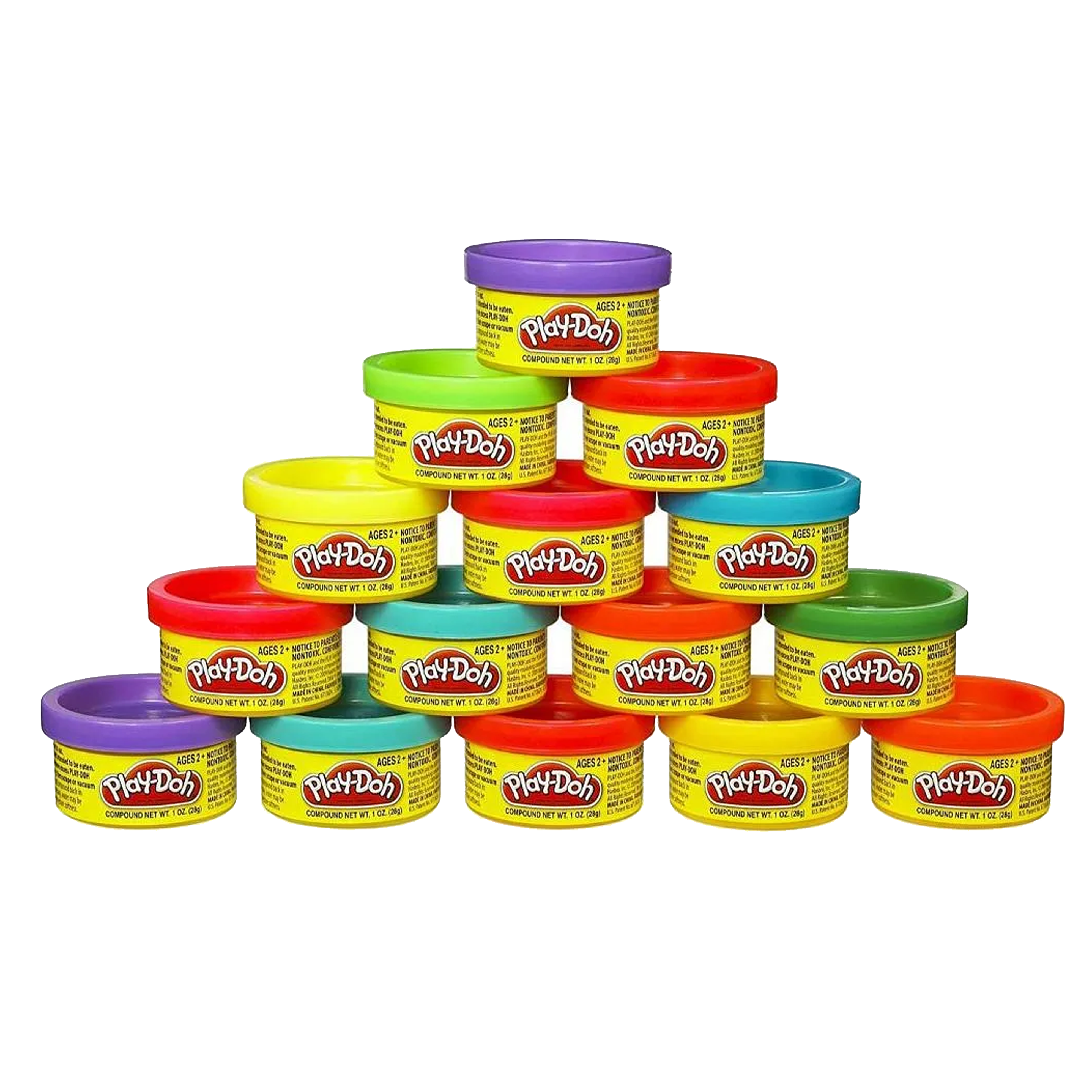 PLAY DOH 15 CANS & STICKERS PARTY BAG