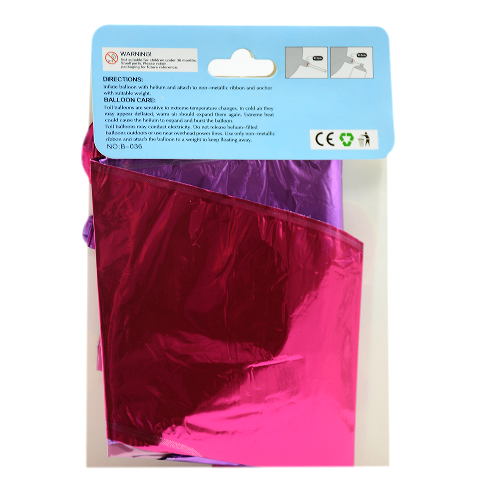 بالون هيليوم _ بنت _ زهري- هدايا HELIUM BALLOON "GIRL" PINK COLOR