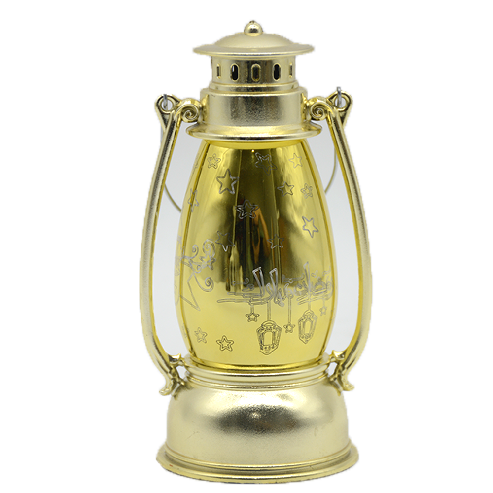 RAMADAN PLASTIC SILVER/GOLD FANOOS 12CM