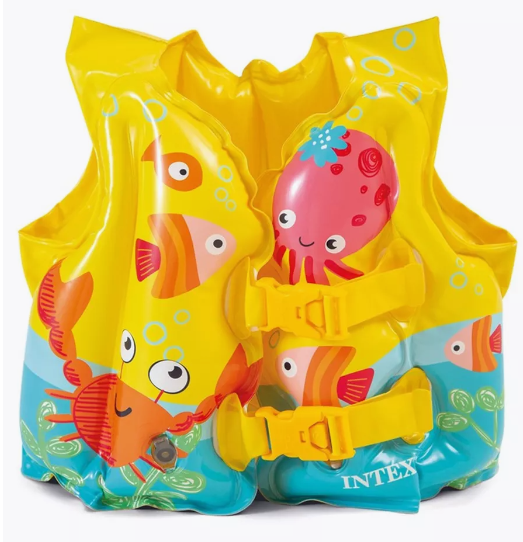 INTEX TROPICAL BUDDIES SWIM VEST AGE 3-5