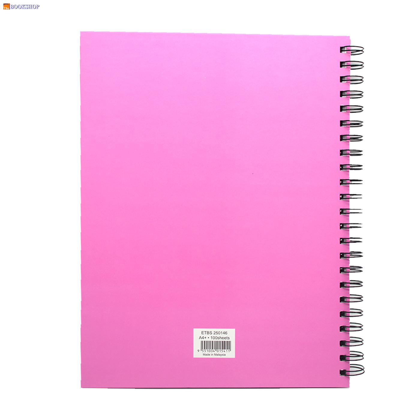 LAMBERT WIRE-O HARD COVER NOTEBOOK SINGLE LINE A4 100SHT PINK