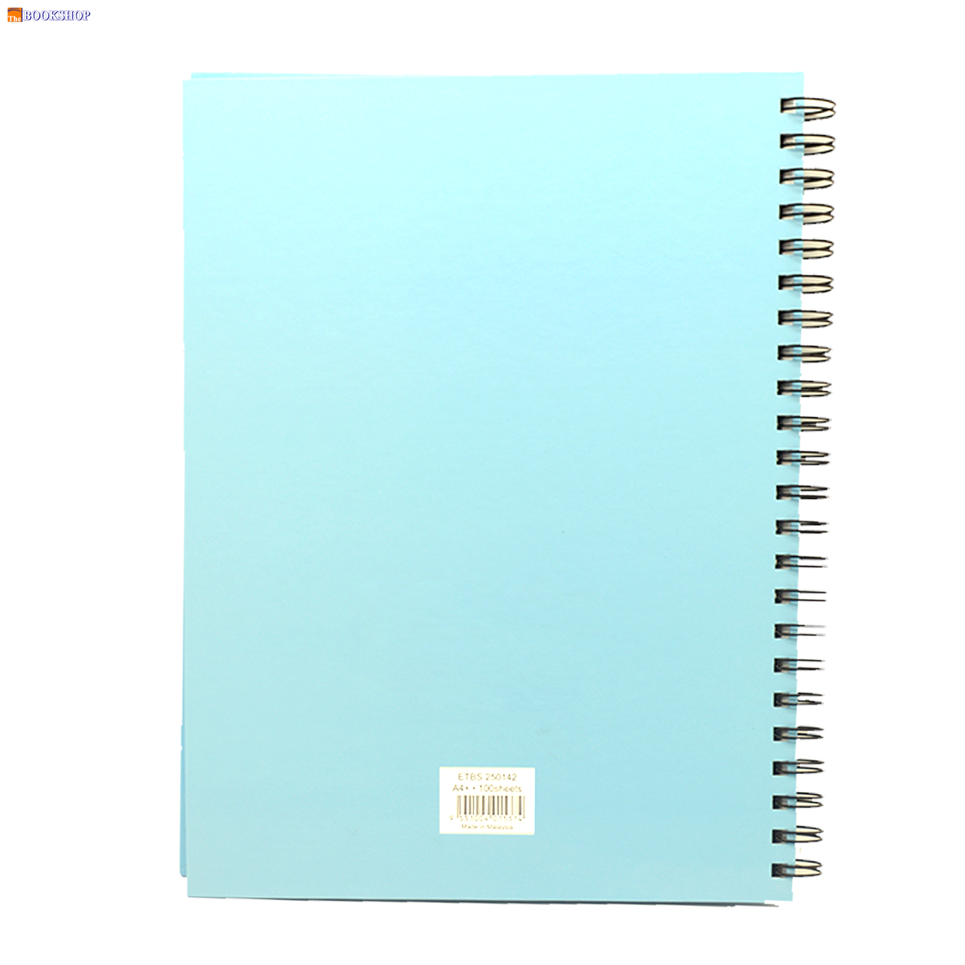 LAMBERT WIRE-O HARD COVER NOTEBOOK SINGLE LINE A4 100SHT ICE BLUE