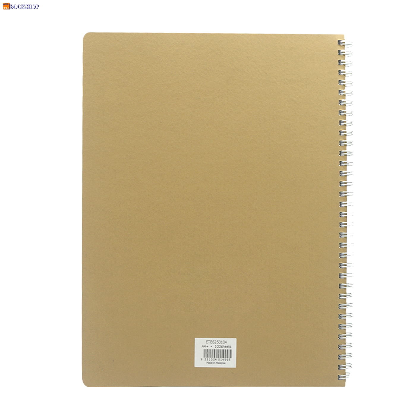 LAMBERT WIRE-O CARD COVER LINE EXERCISE NOTE BOOK A4 100SHT-AVANA