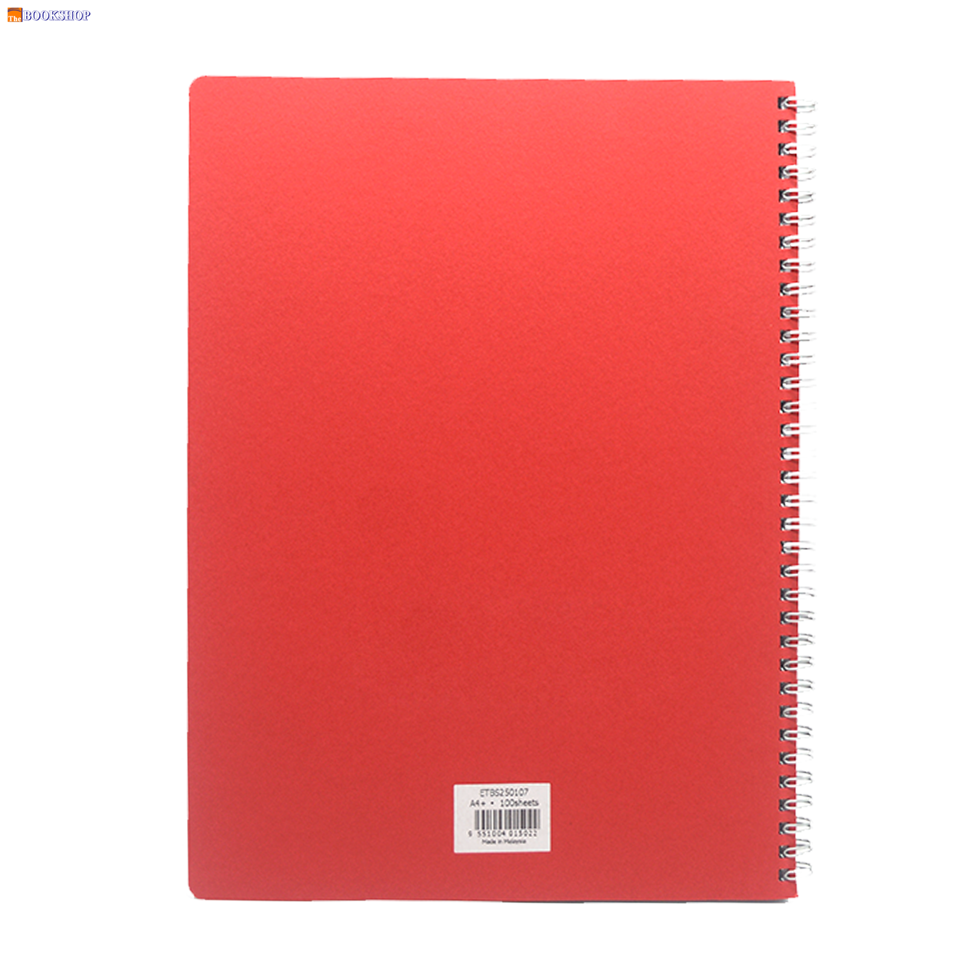 LAMBERT WIRE-O CARD COVER LINE EXERCISE NOTE BOOK A4 100SHT- ROSSO FUCCO