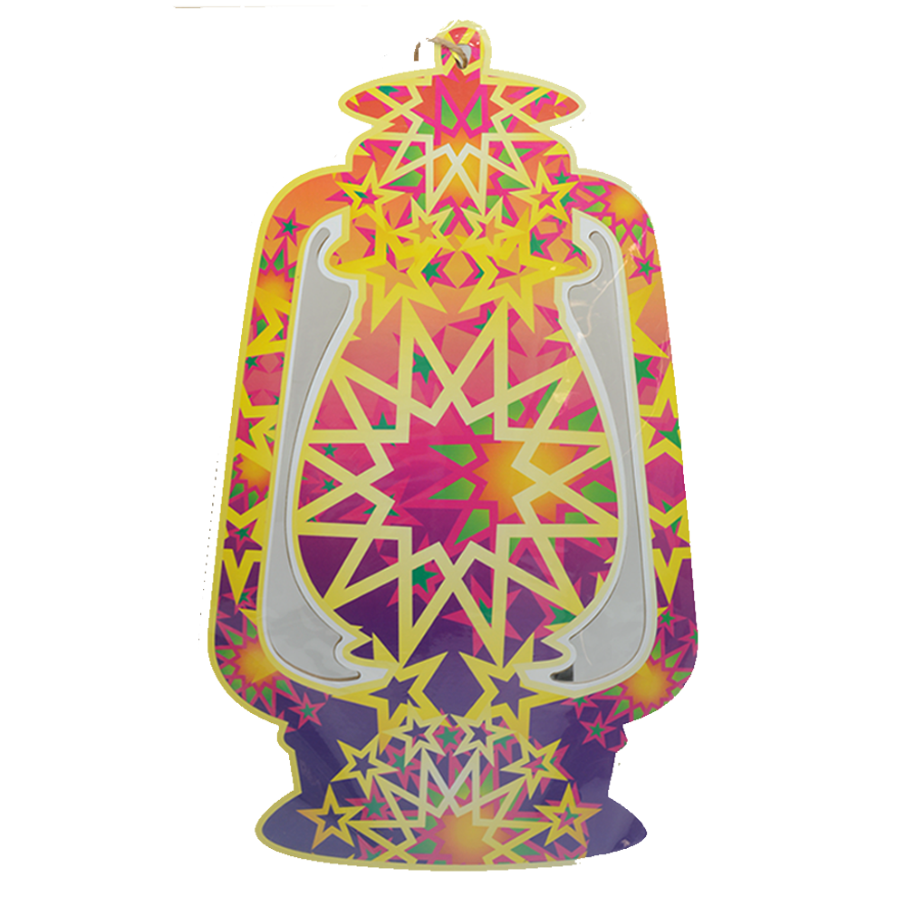 PARTY FUN WOODEN FANOOS 39.5X23.5CM 0848355