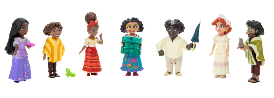 DISNEY ENCANTO WE DONT TALK TO BRUNO 3" DOLL SET