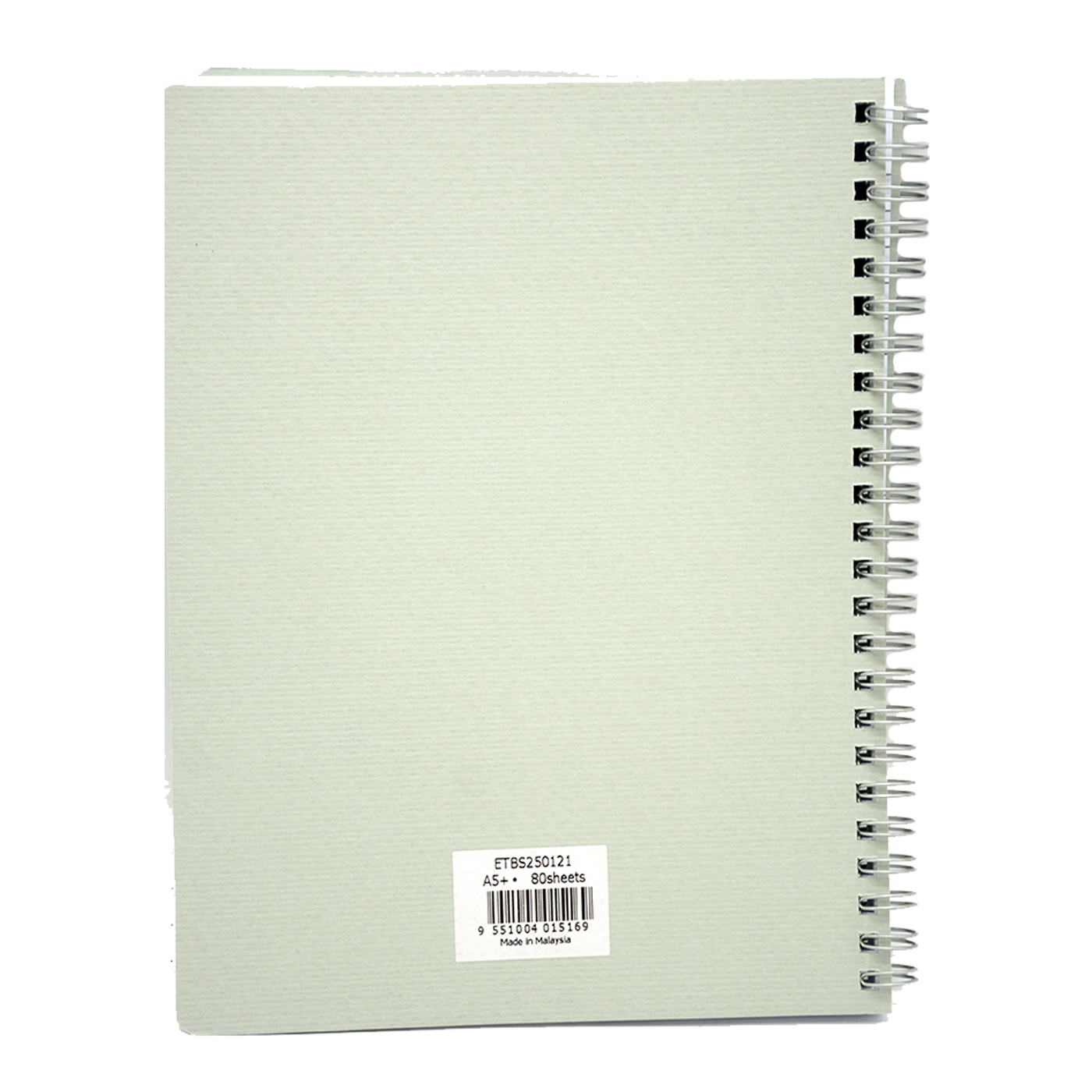 LAMBERT WIRE-O CARD COVER LINE EXERCISE NOTE BOOK A5 80SHT- PERLA