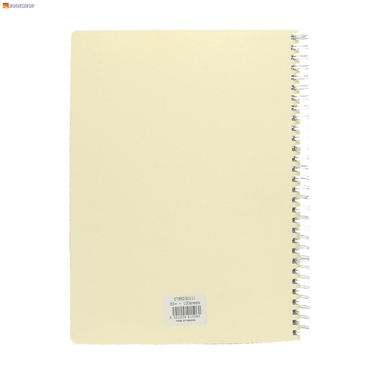 LAMBERT WIRE-O CARD COVER LINE EXERCISE NOTE BOOK B5 100SHT- AVORIO