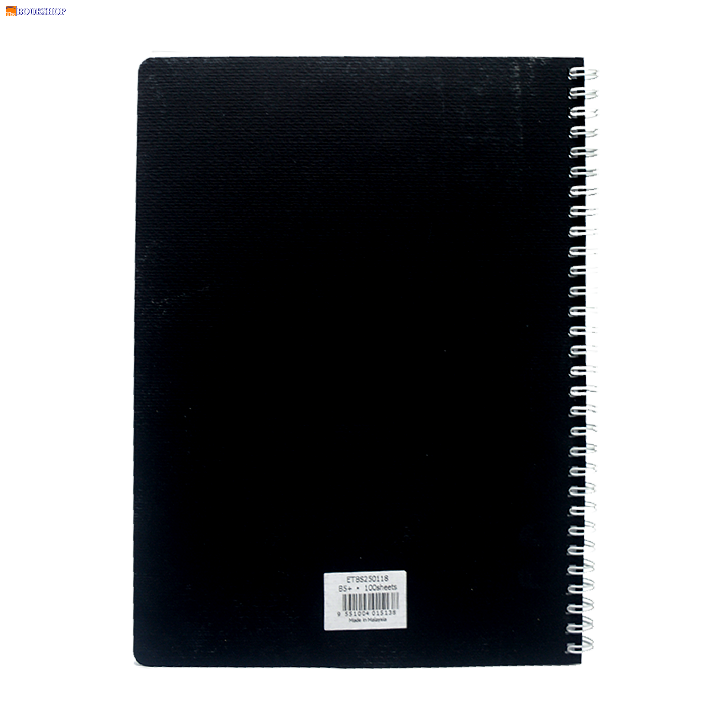 LAMBERT WIRE-O CARD COVER LINE EXERCISE NOTE BOOK B5 100SHT- NERO