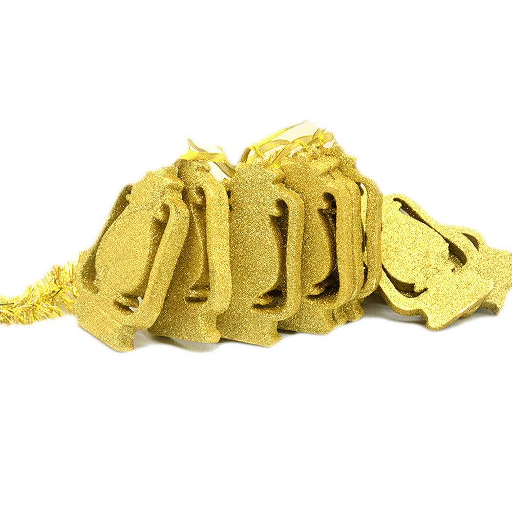 زينة رمضان . RAMADAN FOAM DECORATION FANOOS SHAPE 8PCS PACK 15CM